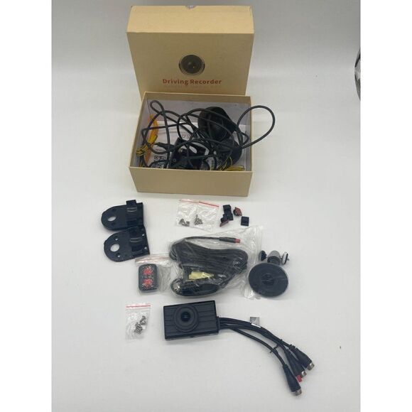 Driving Recorder Front & Rear Dash Cam High Quality Recorder -Untested AS IS - Picture 3 of 13